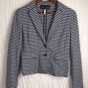 Armani Jeans Women Blazer Large Blue #196